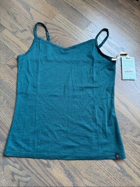Ibex Women's Teal Camisole Tank Top - size M